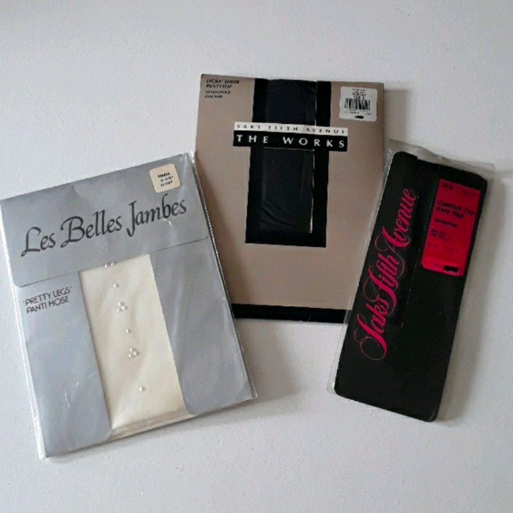 Saks 5th Ave & Les Belles Jambes Hosiery